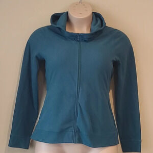 Rei blue fleeces jacket full zip  women's  Size M hooded